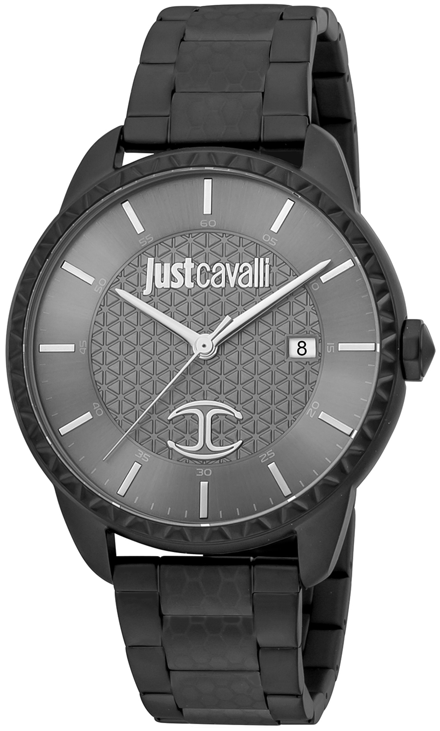 Just Cavalli Herreklokke JC1G176M0065 Classic Sort/Stål Ø45 mm