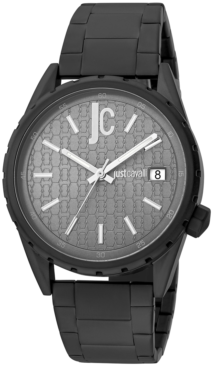 Just Cavalli Herreklokke JC1G217M0075 Classic Sort/Stål Ø42 mm