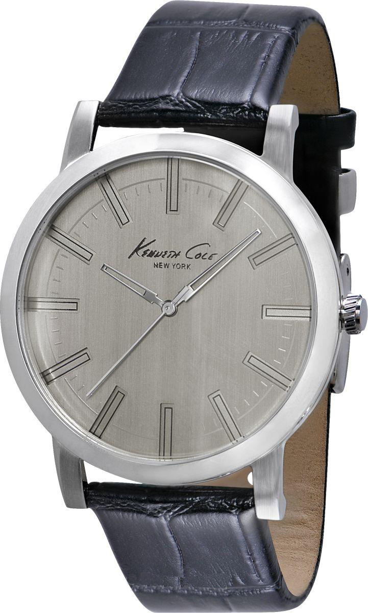 Kenneth Cole Herreklokke IKC1931 Grå/Lær Ø44 mm