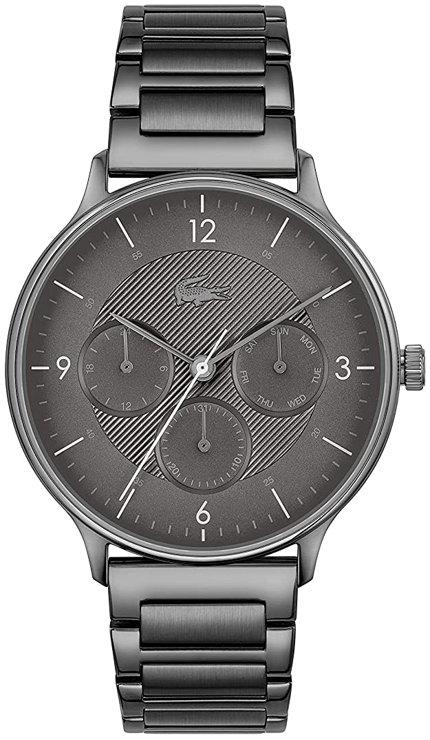 Lacoste Herreklokke 2011142 Club Grå/Stål Ø42 mm