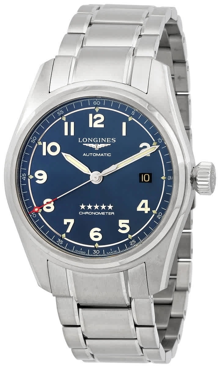 Longines Herreklokke L3.810.4.93.6 Spirit Blå/Stål Ø40 mm