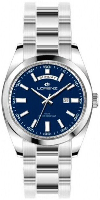 Lorenz 26208BB Classic Blå/Stål Ø41 mm