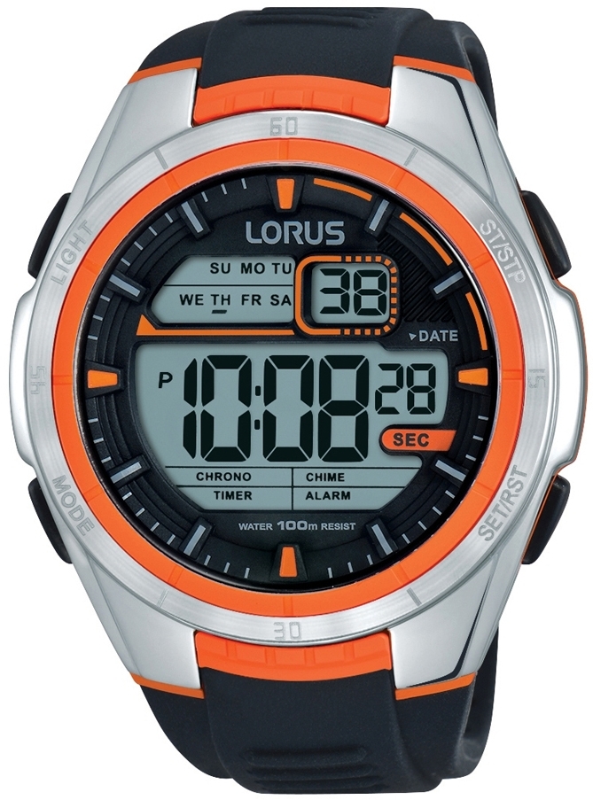 Lorus Herreklokke R2311LX9 Classic Grå/Gummi Ø47 mm