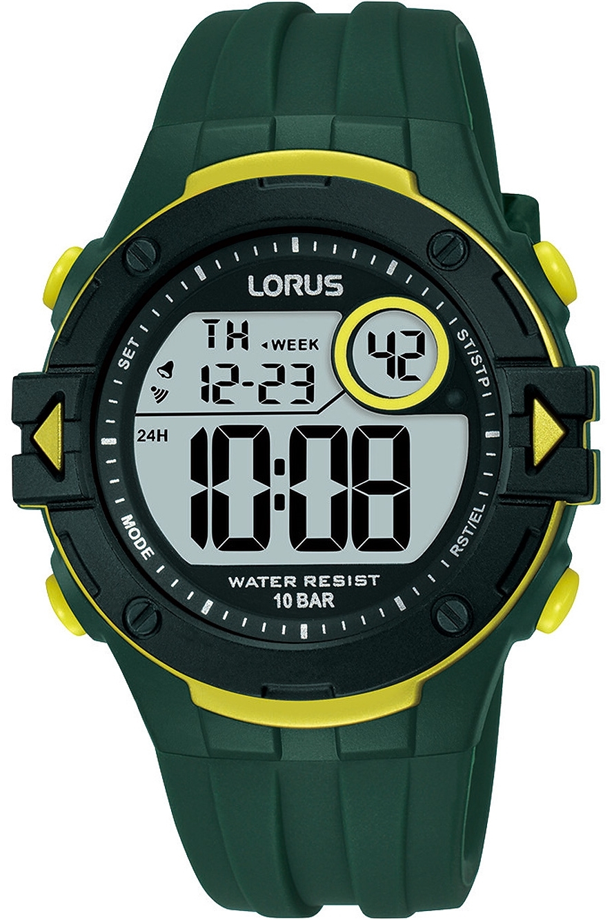 Lorus Herreklokke R2327PX9 Digital Grå/Gummi Ø40 mm