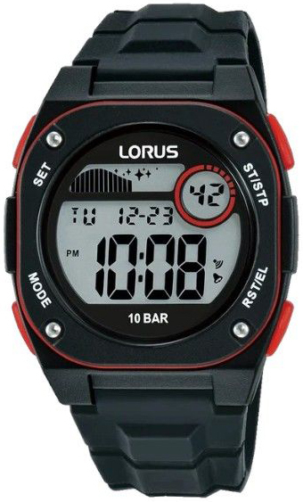 Lorus Herreklokke R2327QX9 Sports LCD/Gummi