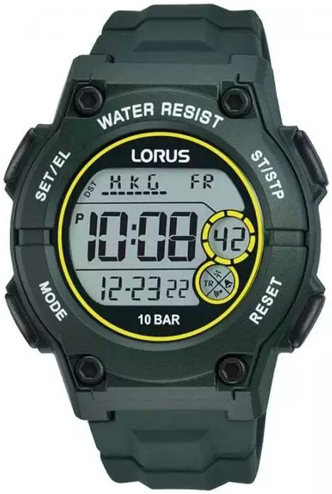 Lorus Herreklokke R2333PX9 Sports LCD/Gummi Ø42 mm