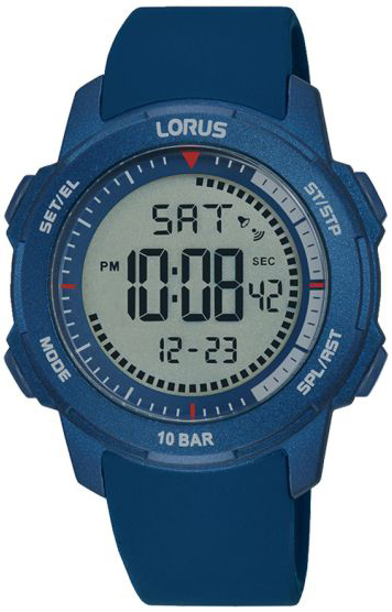 Lorus Herreklokke R2373PX9 Sports LCD/Gummi Ø40 mm