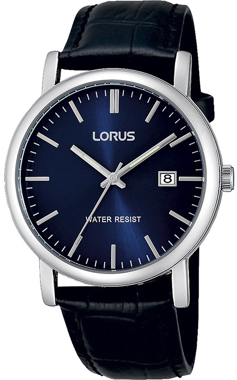 Lorus Herreklokke RG841CX5 Classic Blå/Lær Ø38 mm