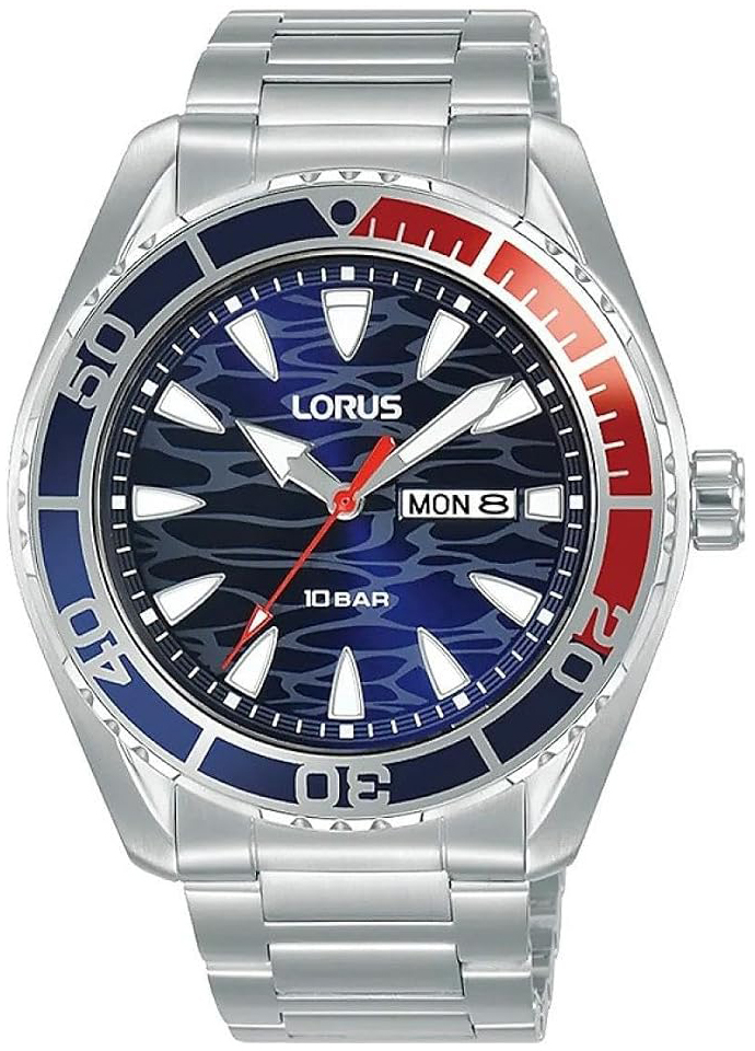 Lorus Herreklokke RH383AX9S Classic Blå/Stål Ø43 mm