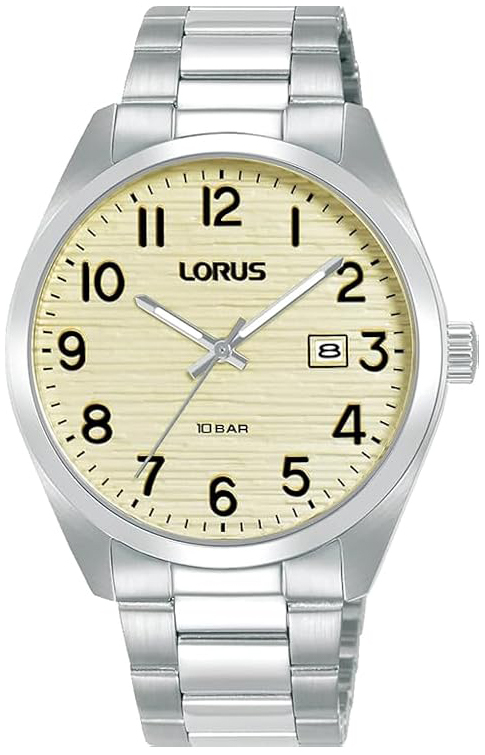 Lorus Herreklokke RH911RX9 Dress Antikkhvit/Stål Ø38 mm