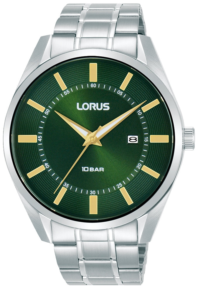 Lorus Herreklokke RH911SX9 Classic Grønn/Stål Ø42 mm