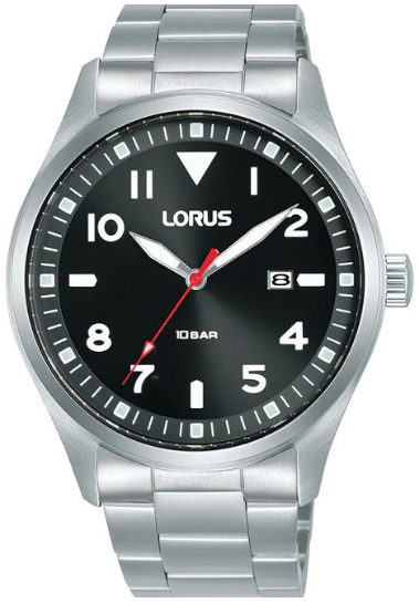 Lorus Herreklokke RH923QX9 Classic Sort/Stål Ø42 mm