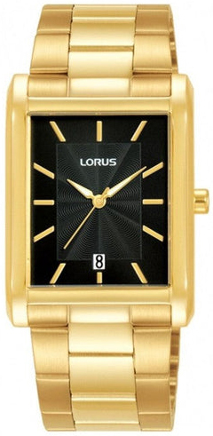 Lorus Herreklokke RH938RX9 Classic Sort/Gulltonet stål