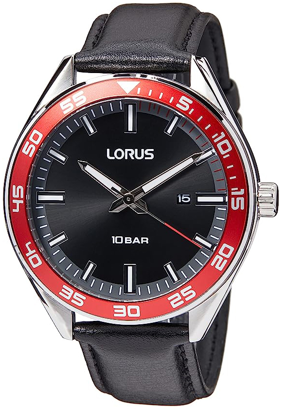 Lorus Herreklokke RH941NX9 Sports Sort/Lær Ø44 mm
