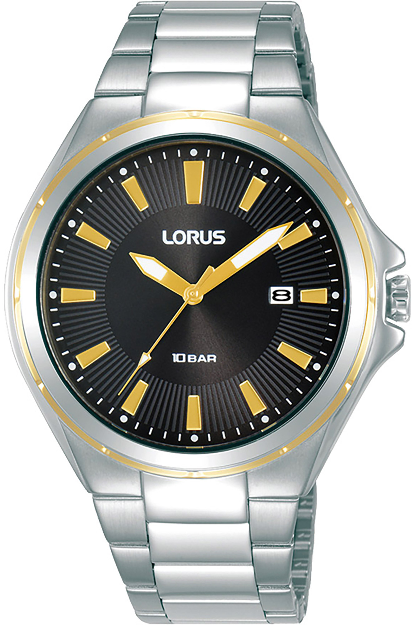 Lorus Herreklokke RH942PX9 Classic Sort/Stål Ø40 mm