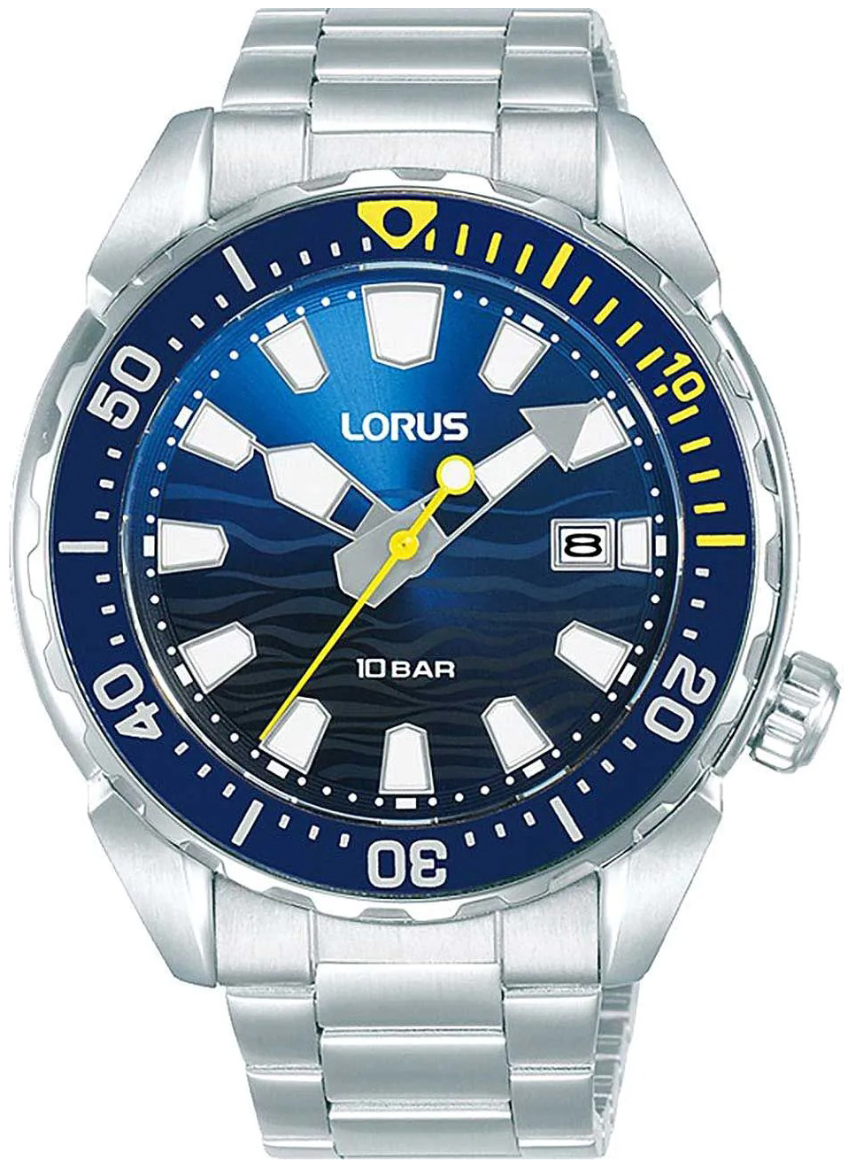 Lorus Herreklokke RH947RX9 Sports Blå/Stål Ø41 mm
