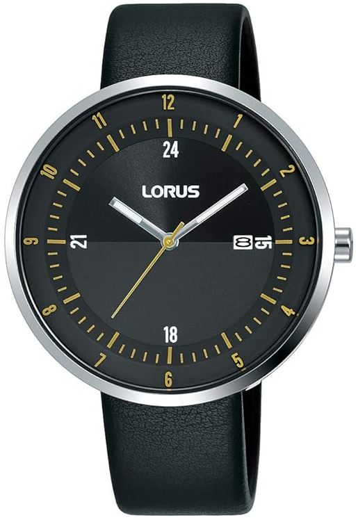 Lorus Herreklokke RH957LX9 Dress Sort/Lær Ø44 mm