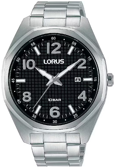 Lorus Herreklokke RH967NX9 Classic Sort/Stål Ø42 mm