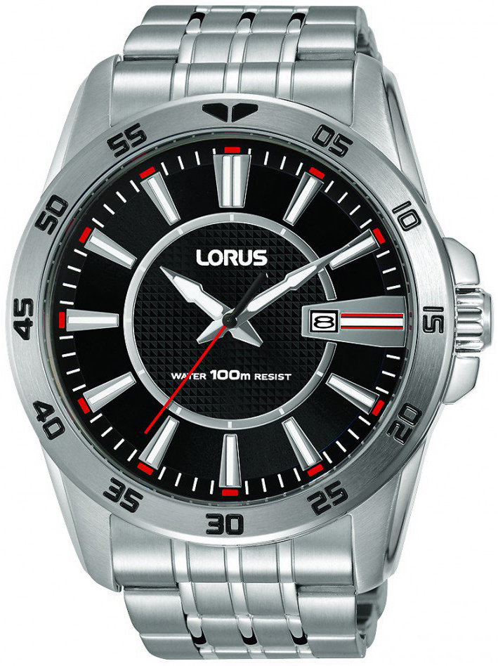Lorus Herreklokke RH969HX9 Classic Sort/Stål Ø45 mm