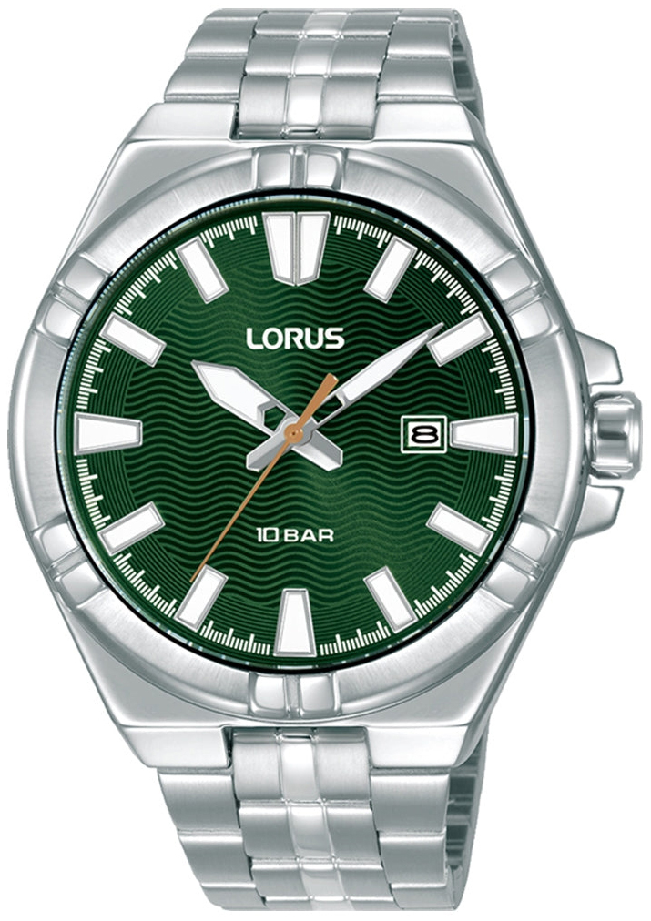 Lorus Herreklokke RH975RX9 Classic Grønn/Stål Ø42 mm