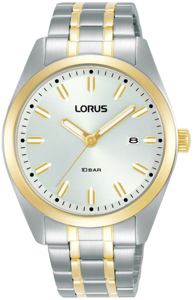 Lorus Herreklokke RH978PX9 Dress Hvit/Gulltonet stål Ø39 mm
