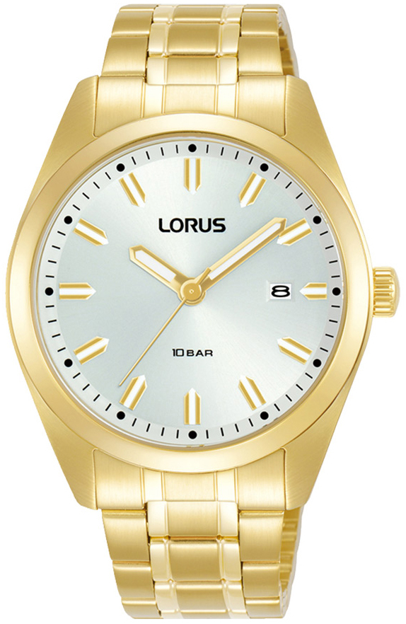 Lorus Herreklokke RH982PX9 Dress Hvit/Gulltonet stål Ø39 mm