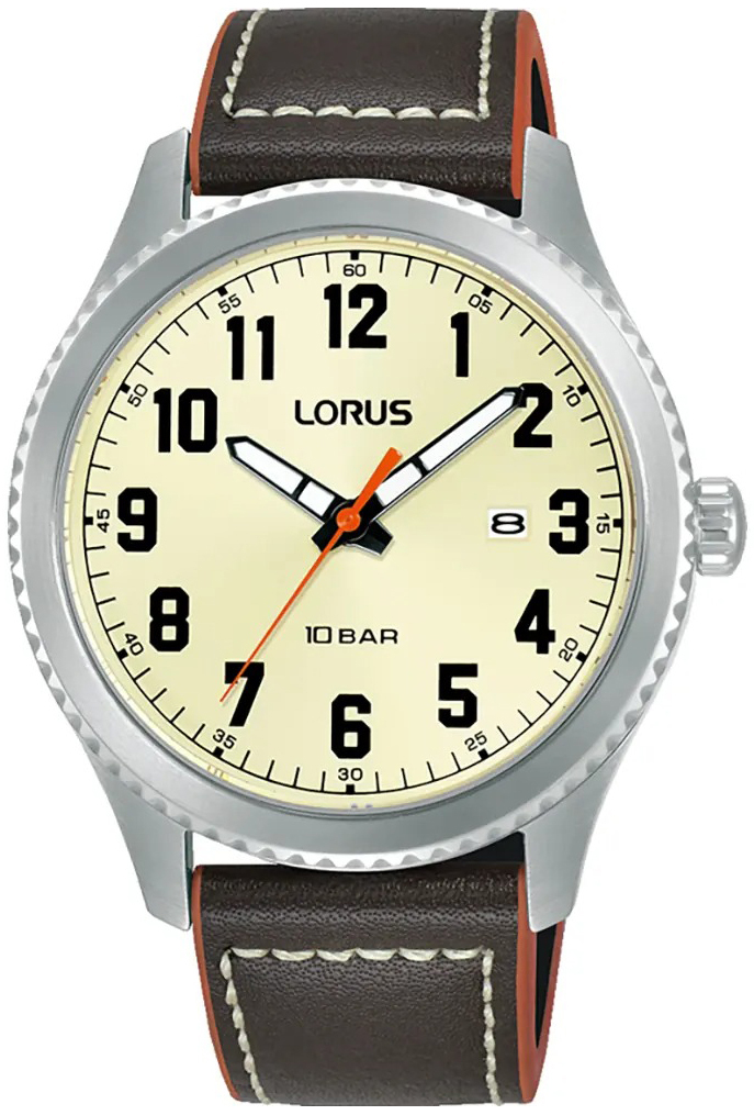 Lorus Herreklokke RH987RX9 Dress Beige/Lær Ø41 mm