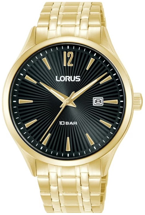 Lorus Herreklokke RH994RX9 Classic Sort/Gulltonet stål Ø41 mm