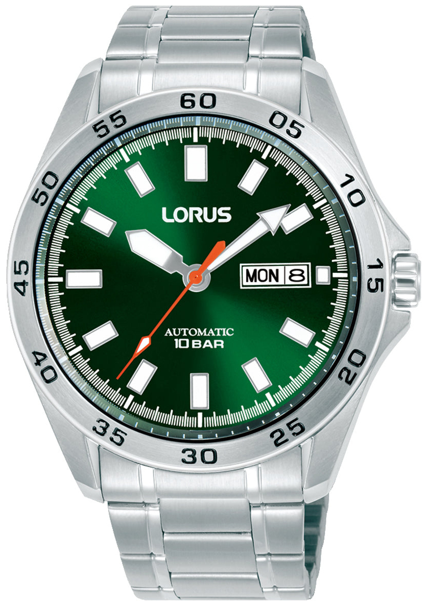 Lorus Herreklokke RL423CX9 Classic Grønn/Stål Ø43 mm