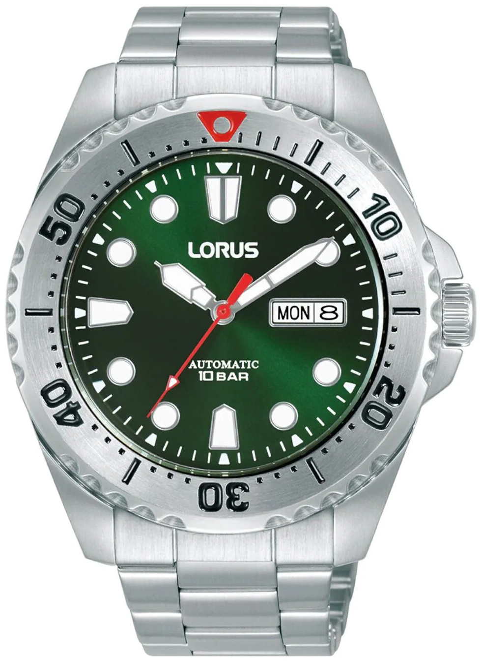 Lorus Herreklokke RL475BX9 Sport Grønn/Stål Ø44 mm
