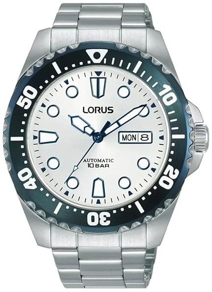Lorus Herreklokke RL477BX9 Sport Sølvfarget/Stål Ø44 mm