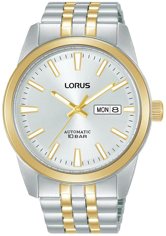 Lorus Herreklokke RL494BX9S Classic Hvit/Gulltonet stål Ø42 mm
