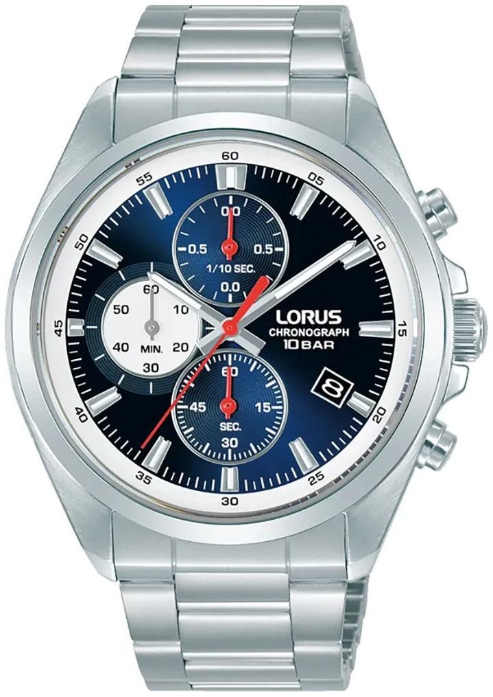 Lorus Herreklokke RM383JX9 Sports Blå/Stål Ø43 mm