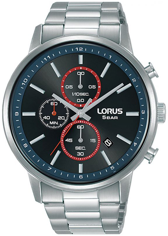 Lorus Herreklokke RM397GX9 Urban Blå/Stål Ø44 mm
