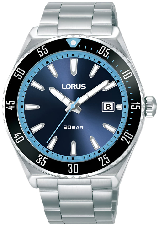 Lorus Herreklokke RS957DX9 Sports Blå/Stål Ø42 mm