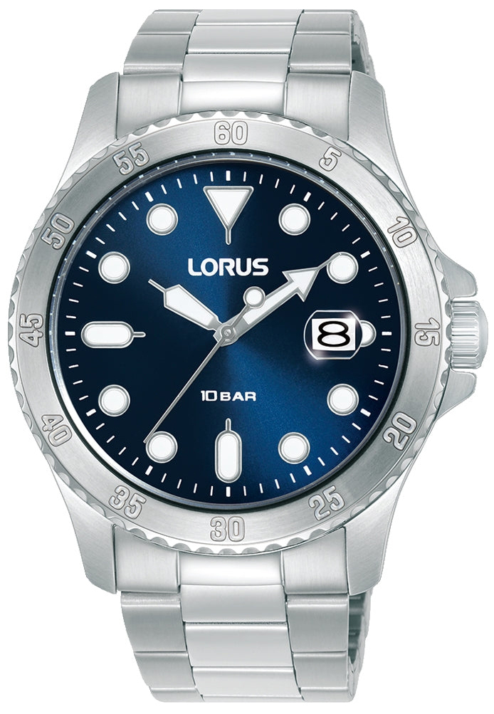 Lorus Herreklokke RS967DX9 Sports Blå/Stål Ø42 mm