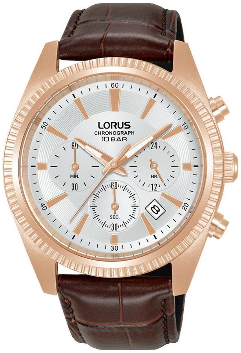 Lorus Herreklokke RT304LX9 Classic Sølvfarget/Lær Ø42 mm