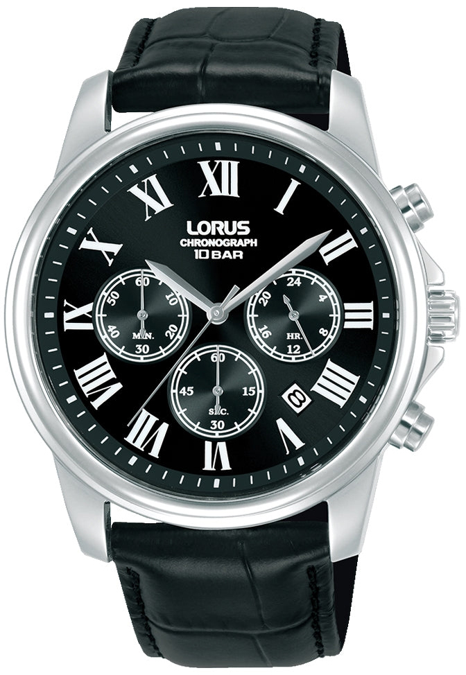 Lorus Herreklokke RT341LX9 Classic Sort/Lær Ø42 mm