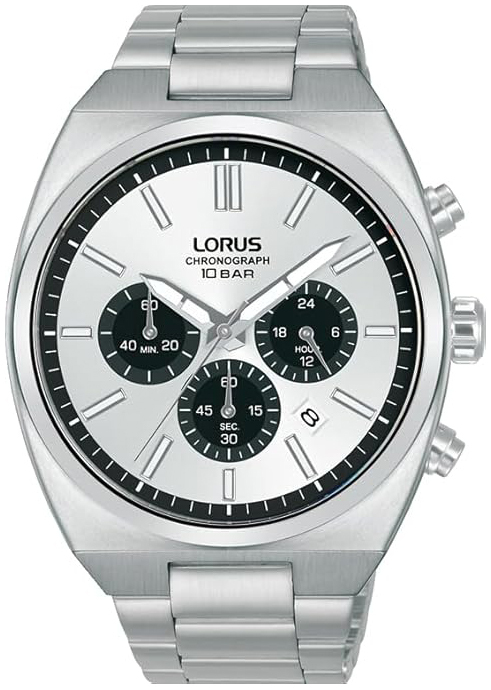 Lorus Herreklokke RT369KX9 Sport Sølvfarget/Stål Ø43 mm