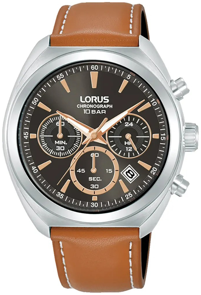 Lorus Herreklokke RT387KX9 Sport Sort/Lær Ø41 mm