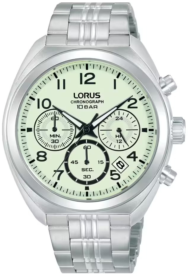 Lorus Herreklokke RT393KX9 Sport Grønn/Stål Ø41 mm