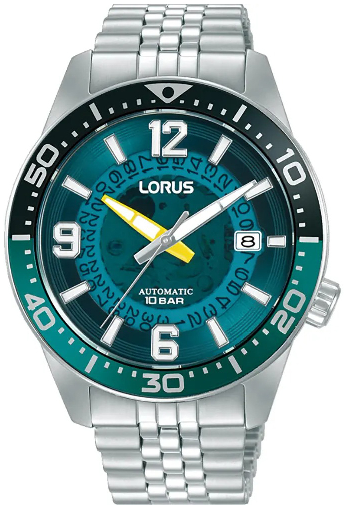 Lorus Herreklokke RU417AX9 Sport Grønn/Stål Ø42 mm