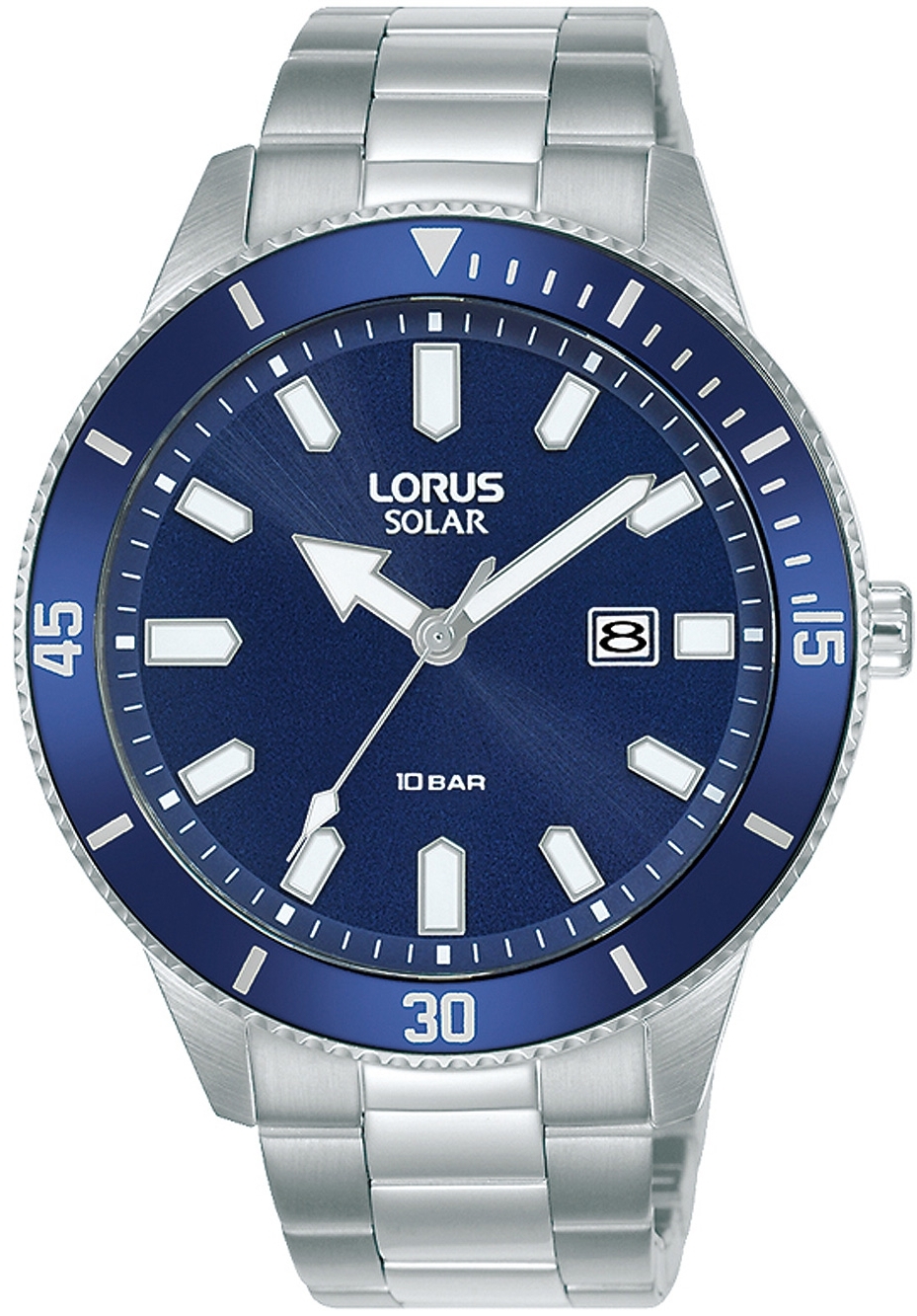 Lorus Herreklokke RX313AX9 Sports Blå/Stål Ø43 mm