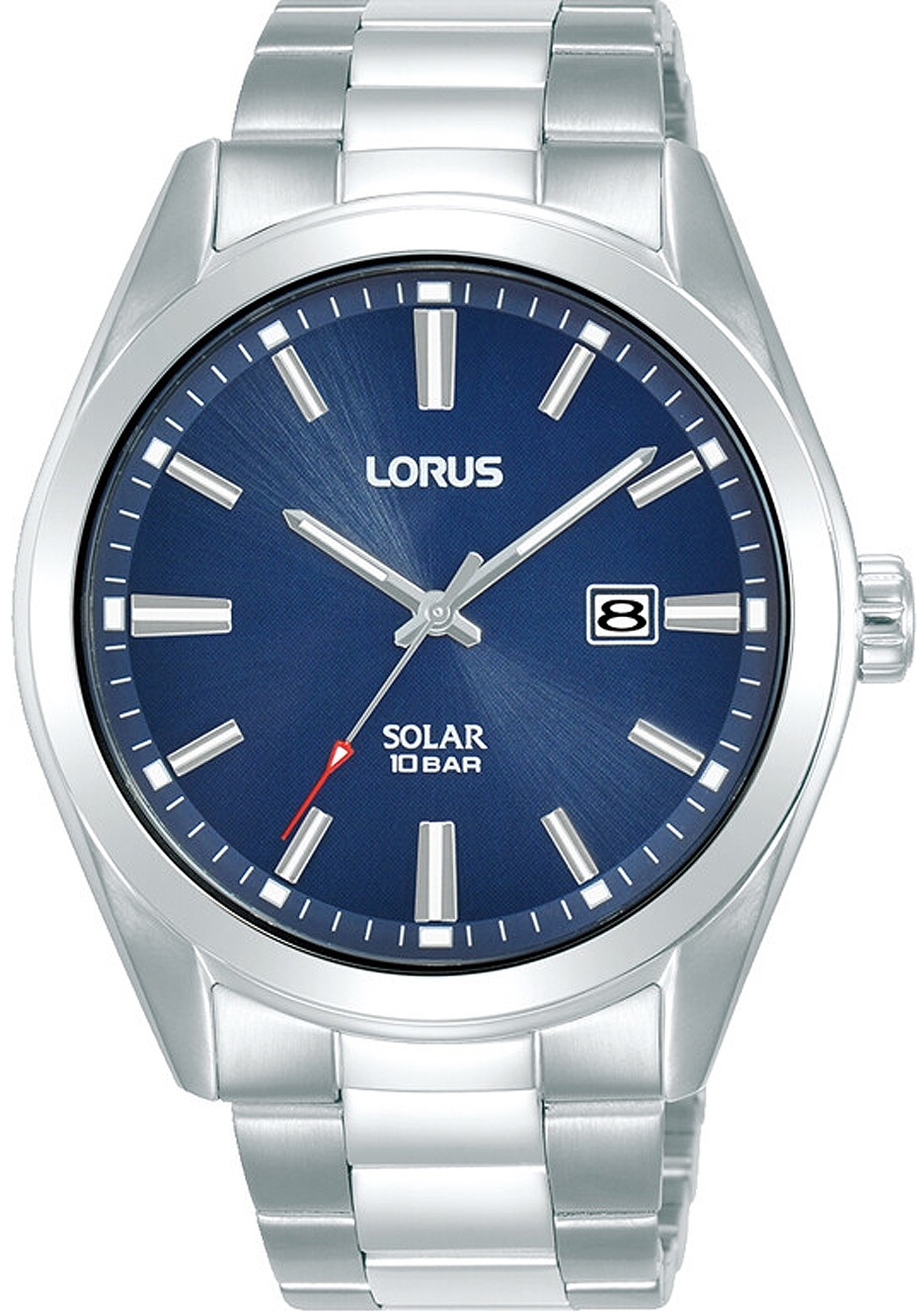 Lorus Herreklokke RX329AX9 Solar Blå/Stål Ø42 mm