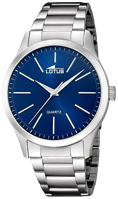 Lotus Herreklokke 15959/A Minimalist Blå/Stål Ø42 mm