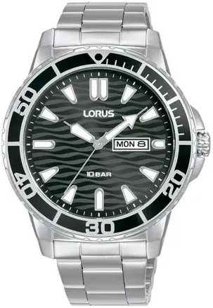Lorus Herreklokke RH355AX9 Classic Sort/Stål Ø42 mm
