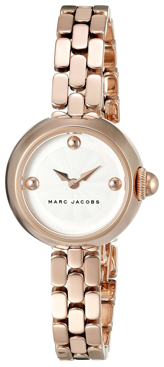 Marc by Marc Jacobs Dress Dameklokke MJ3458 Hvit/Rose-gulltonet stål