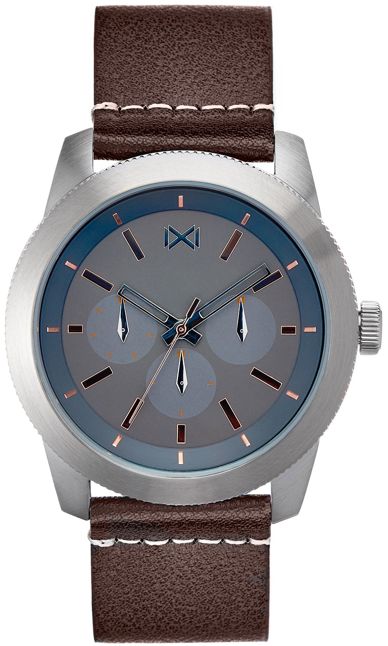 Mark Maddox Herreklokke HC0101-57 Classic Lær Ø43 mm