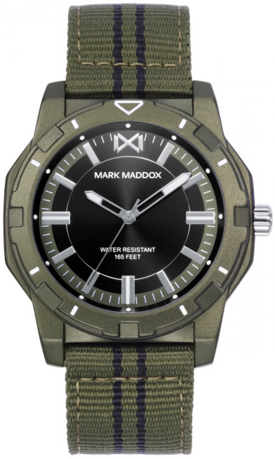Mark Maddox Herreklokke HC0126-67 Classic Sort/Lær Ø43 mm
