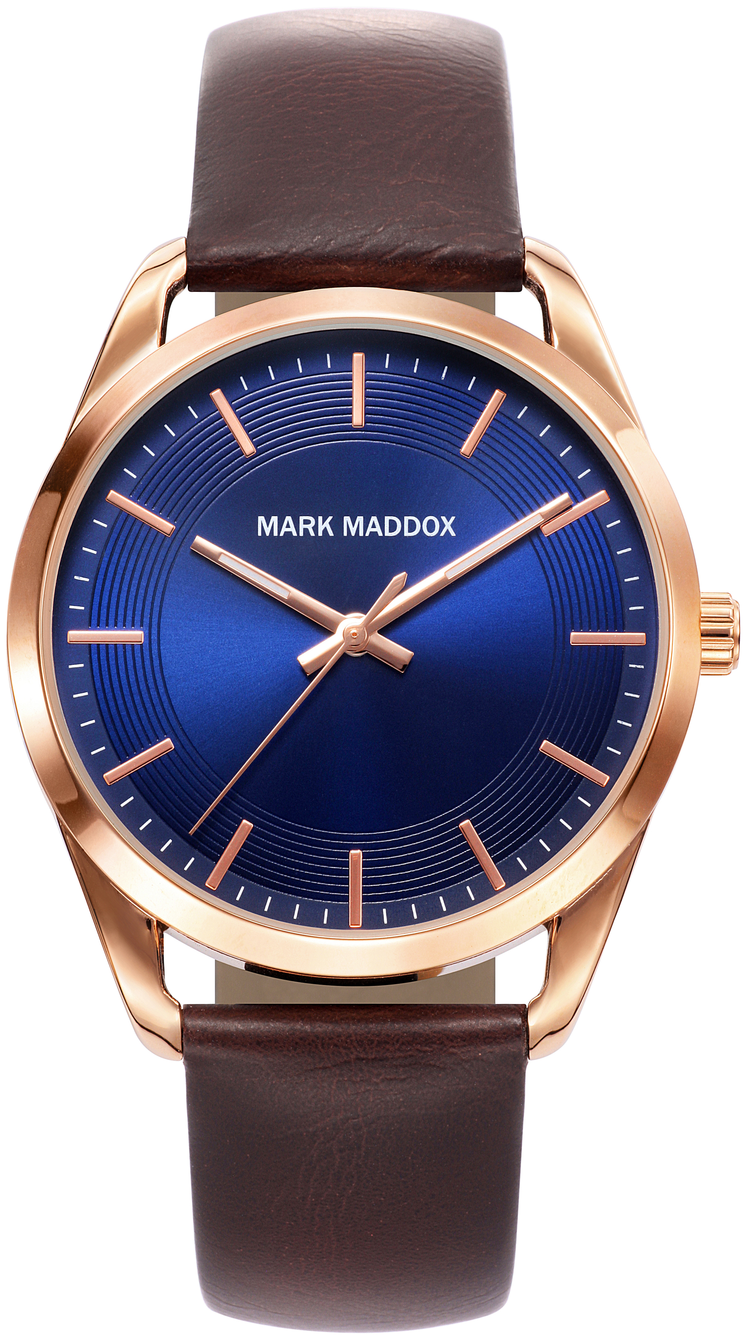 Mark Maddox Herreklokke HC2007-37 Classic Lær Ø41 mm